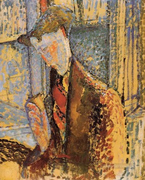 Amedeo Modigliani Painting - portrait of frank burty haviland 1914 Amedeo Modigliani
